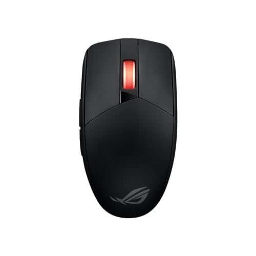 ASUS ROG Strix Impact III Wireless Gaming Mouse, 57 G Lightweight, 36K DPI Sensor, Bluetooth & 2,4GHz RF, ROG SpeedNova, Up to 618hrs Battery Life, Replaceable Switches, ROG Omni Receiver, Black