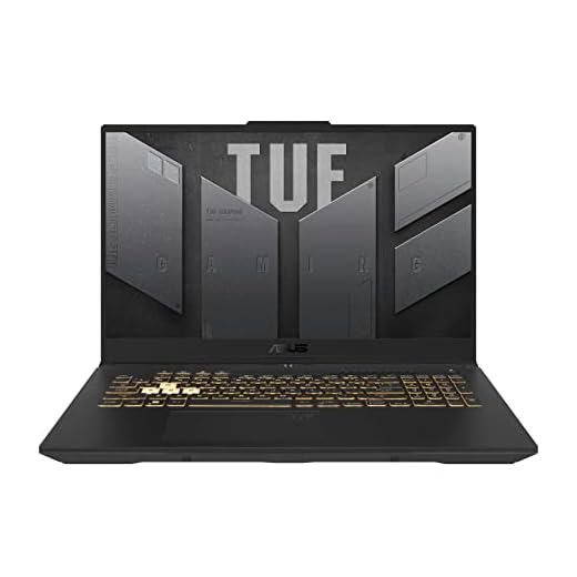 ASUS TUF Gaming F17 (2022) Gaming Laptop, 17.3” 144Hz FHD IPS-Type, Intel Core i7-12700H, GeForce RTX 3060, 16GB DDR5, 512GB PCIe SSD, Thunderbolt 4, Windows 11 Home, TUF707ZM-AS71-CA