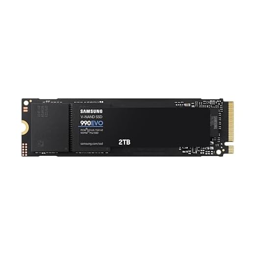 SAMSUNG 990 EVO SSD 2TB, PCIe Gen 4x4, Gen 5x2 M.2 2280 NVMe Internal Solid State Drive, Speeds Up to 5,000MB/s, Upgrade Storage for PC Computer, Laptop, MZ-V9E2T0B/AM, Black