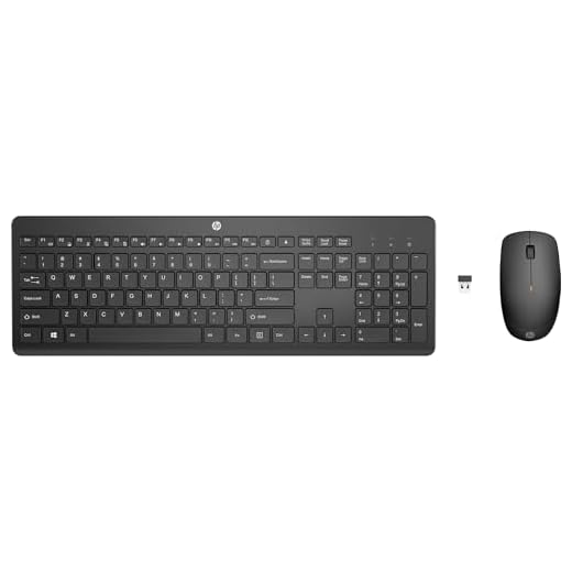 HP 235 Wireless Mouse and Keyboard Combo,Black