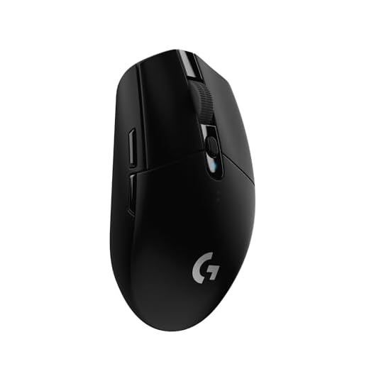 Logitech G305 LIGHTSPEED Wireless Gaming Mouse, Hero 12K Sensor, 12,000 DPI, Lightweight, 6 Programmable Buttons, 250h Battery Life, On-Board Memory, PC/Mac - Black