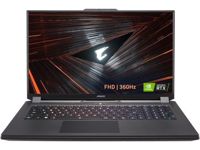 GIGABYTE AORUS 17 XE4 - 17.3" Thin Bezel 360Hz FHD 1920x1080 IPS-level Display - Intel Core i7-12700H - NVIDIA GeForce RTX 3070 Ti (130W) Laptop GPU 8GB GDDR6 - 16GB DDR4 RAM - 1TB SSD - Win11 Home -