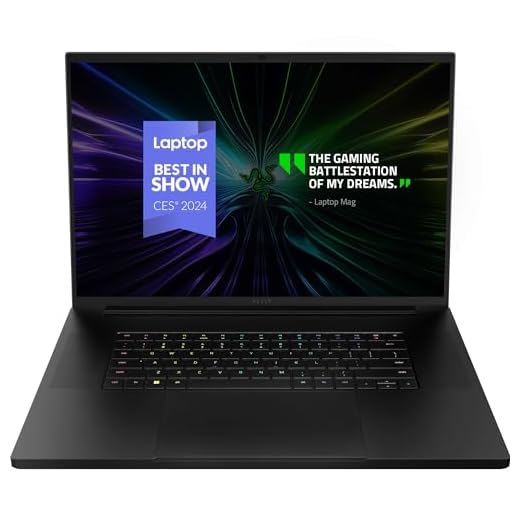 Razer Blade 18 (2024) - 18 Zoll Gaming Laptop - NVIDIA Geforce RTX 4090 - Intel i9-14900HX - 18" LED QHD+ 300Hz Display - Snap Tap (32GB DDR5 RAM, 2TB SSD, Alu-Gehäuse) QWERTZ DE-Layout | Schwarz