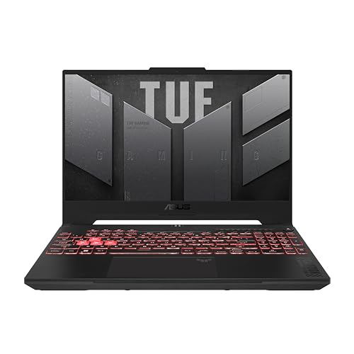 ASUS TUF Gaming A15 (2024) Gaming Laptop, 15.6” FHD 144Hz, 100% SRGB Display, GeForce RTX 4060, AMD Ryzen 9 8945H, 16GB DDR5, 512GB PCIe SSD, Wi-Fi 6