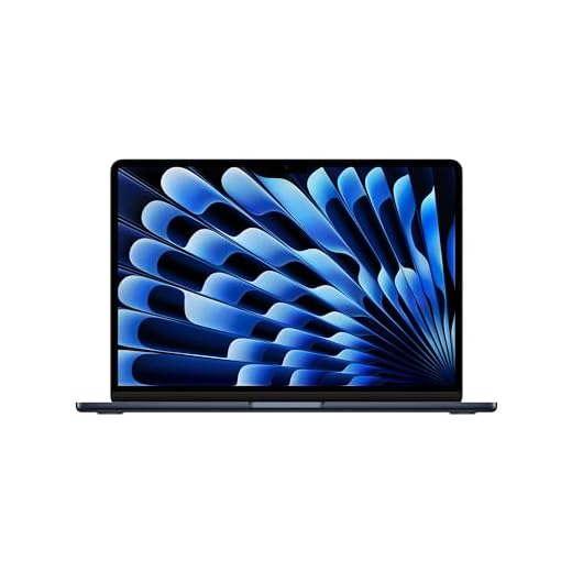Apple 2024 MacBook Air 13-inch Laptop with M3 chip: 13.6-inch Liquid Retina Display, 16GB Unified Memory, 512GB SSD Storage, Backlit Keyboard, 1080p FaceTime HD Camera, Touch ID; Midnight
