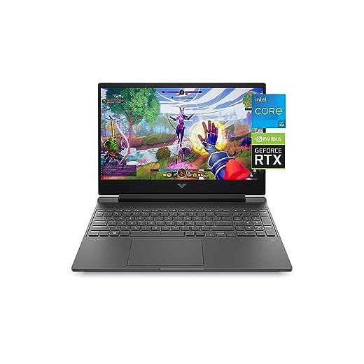 Victus by HP 15 Gaming Laptop, NVIDIA GeForce RTX 3050, 12th Gen Intel Core i5-12500H, 8 GB RAM, 512 GB SSD, Full HD Display, Windows 11 Home, Backlit Keyboard, Enhanced Thermals (15-fa0025nr, 2022)