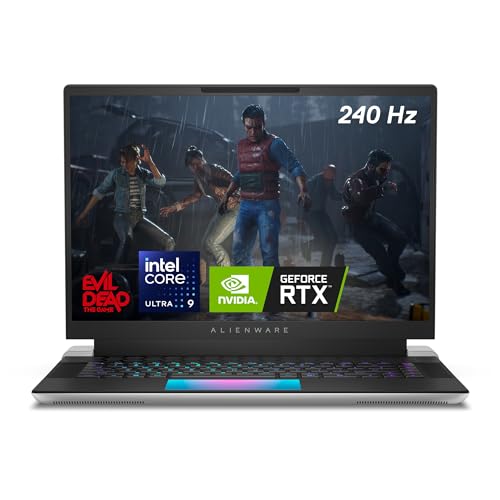 Alienware X16 R2 Gaming Laptop - 16-inch QHD+ 240Hz 3ms Display, Intel Core Ultra 9-185H, 32GB LPDDR5X RAM, 1TB SSD, NVIDIA GeForce RTX 4090 16GB GDDR6, Windows 11 Home, Onsite Service