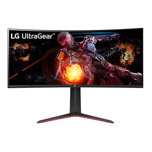LG UltraGear QHD 34-Inch Curved Gaming Monitor 34GP63A-B, VA with HDR 10 Compatibility and AMD FreeSync Premium, 160Hz, Black