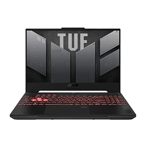 ASUS TUF A15 (2023) Gaming Laptop, 15.6” FHD 144Hz, 100% sRGB Display, GeForce RTX 4050, AMD Ryzen 9 7940HS, 16GB DDR5, 512GB PCIe SSD, Wi-Fi 6, Windows 11