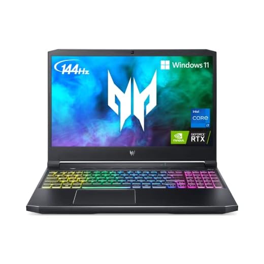 Acer Predator Helios 300 PH315-54-760S Gaming Laptop | Intel i7-11800H | NVIDIA GeForce RTX 3060 Laptop GPU | 15.6" Full HD 144Hz 3ms IPS Display | 16GB DDR4 | 512GB SSD | Killer WiFi 6 | RGB Keyboard