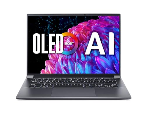 Acer Swift X 14 Laptop | 14.5" OLED 2880 x 1800 120Hz Calman Verified |  Intel Core Ultra 7 Processor 155H | NVIDIA GeForce RTX 4060 | 16GB LPDDR5X | 1TB SSD