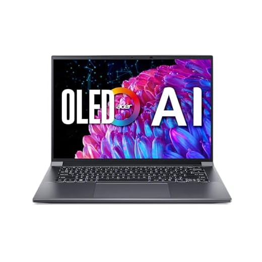 Acer Swift X 14 Laptop | 14.5" OLED 2880 x 1800 120Hz Calman Verified | Unlock AI Experiences | Intel Core Ultra 7 Processor 155H | NVIDIA GeForce RTX 4060 | 16GB LPDDR5X | 1TB SSD | SFX14-72G-77NJ