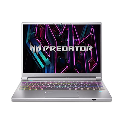 Acer Predator Triton PT14-51-9021, 14" WQXGA 2560x1600 IPS 165hz Gaming Laptop, Intel Core i9-13900H, 32GB DDR5 RAM, 1TB SSD, NVIDIA GeForce RTX 4070 8GB, Windows 11