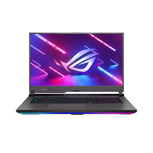 ASUS ROG Strix G17 (2021) Gaming Laptop, 17.3” 165Hz WQHD, NVIDIA GeForce RTX 3070, AMD Ryzen 9 5900HX, 16GB RAM, 1TB PCIe SSD, Per-Key RGB Keyboard, Windows 10 Home,