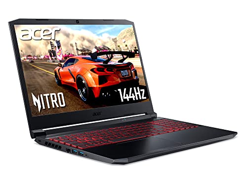 Acer Nitro 5 AN515-57 15.6 inch Gaming Laptop - (Intel Core i5-11400H, 16GB, 512GB SSD, NVIDIA GeForce RTX 3050Ti, Full HD 144Hz, Windows 11, Black)