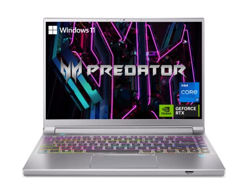 Acer Predator Triton 14: 14" QHD+ 250Hz 600-nits 100% DCI-P3 Display, Intel i7-13700H, RTX 4070, 16GB LPDDR5 RAM