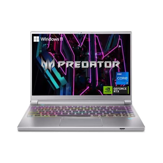 Acer Predator Triton 14 Gaming/Creator Laptop | 13th Gen Intel i7-13700H | NVIDIA GeForce RTX 4070 | 14" Mini LED 250Hz G-SYNC Display | 16GB LPDDR5 | 1TB PCIe Gen4 SSD |WiFi 6E | PT14-51-7979, Silver