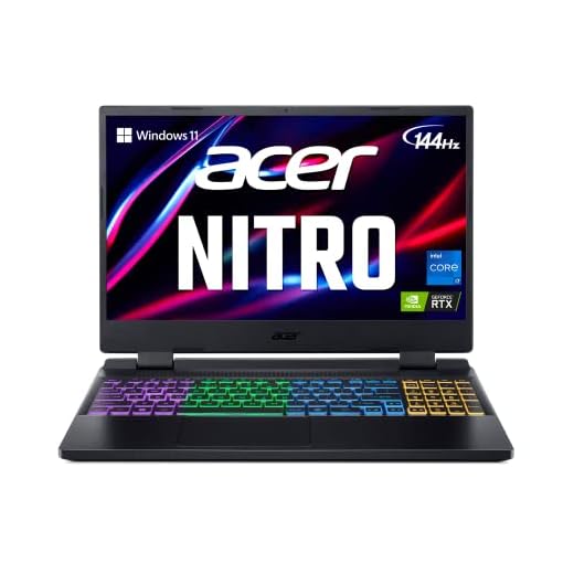 Acer Nitro 5 AN515-58-725A Gaming Laptop | Intel Core i7-12700H | NVIDIA GeForce RTX 3060 Laptop GPU | 15.6" FHD 144Hz 3ms IPS Display | 16GB DDR4 | 512GB Gen 4 SSD | Killer Wi-Fi 6 | RGB Keyboard