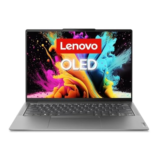 Lenovo Yoga Slim 6 Laptop | 14" WUXGA OLED Display | AMD Ryzen 5 7540U | 16GB RAM | 1TB SSD | AMD Radeon 740M Grafik | Win11 Home | QWERTZ | grau | 3 Monate Premium Care