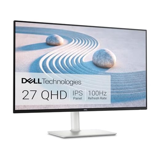 Dell S2725DS Monitor - 27 Inch, QHD (2560x1440) Display, 100Hz refresh rate, 1500:1 contrast ratio, TÜV Rheinland Eye comfort 4 Star, Integrated 2x5W speaker, Height/Tilt/Swivel/Pivot- Ash White color