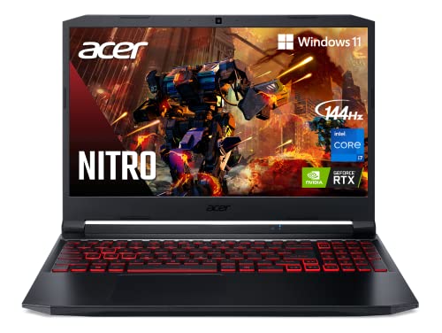 Acer Nitro 5 15" Laptop: i7-11800H, RTX 3050 Ti, 8 GB RAM, 512 GB SSD, 1080p 15.6" 144Hz IPS Display
