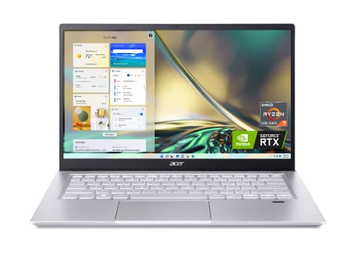 Acer Swift X 14" Laptop;  FHD IPS, AMD Ryzen 7 5825U, 16GB DDR4X, 512GB SSD, NVIDIA GeForce RTX 3050Ti, Win 11,