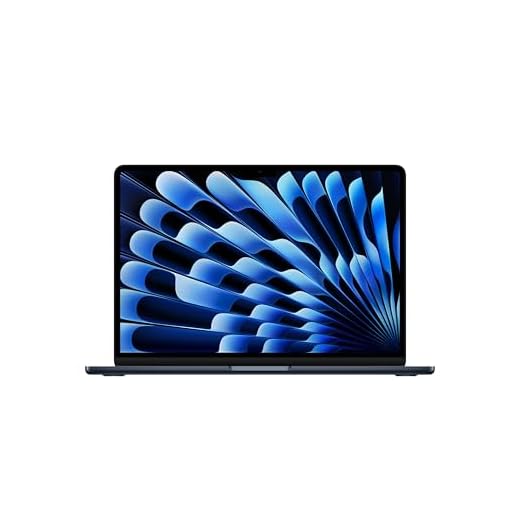 Apple 2025 MacBook Air 13-inch Laptop with M4 chip: Built for Apple Intelligence, 13.6-inch Liquid Retina Display, 16GB Unified Memory, 256GB SSD Storage, 12MP Center Stage Camera, Touch ID; Midnight