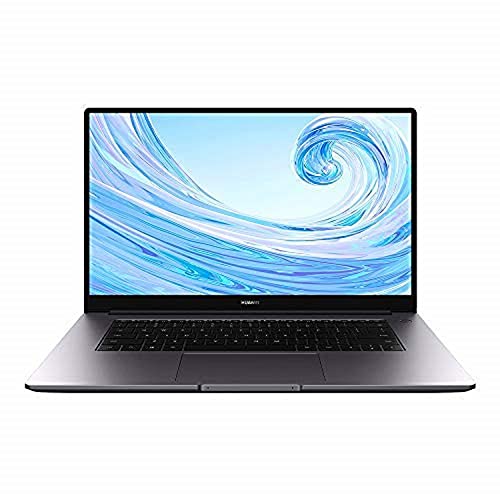 HUAWEI MateBook D 15.6'' Laptop, Full View 1080P FHD Ultrabook PC- (Intel Core i5-10210U, Multi-screen Collaboration, 8GB RAM, 512GB SSD, Windows 10 Home, FREE Upgrade to Windows 11), Grey
