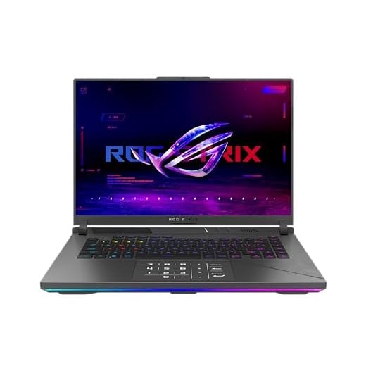 ASUS ROG Strix G16 Laptop | 16" Full-HD 165Hz/7ms 16:10 IPS Display | Intel Core i9-14900HX | 32 GB RAM | 1 TB SSD | NVIDIA RTX 4070 | Windows 11 | QWERTZ Tastatur| Eclipse Grey