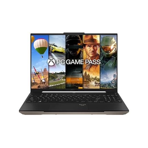 ASUS TUF Gaming Advantage A16 Laptop | 16" Full-HD 16:10 entspiegeltes IPS Display | AMD Ryzen 7 7435HS | 16 GB RAM | 512 GB SSD | AMD Radeon RX 7600S | Windows 11 | QWERTZ Tastatur | Sandstorm