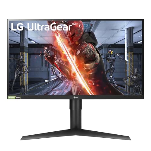 LG UltraGear QHD 27-Inch Gaming Monitor 27GL83A-B - IPS 1ms (GtG), with HDR 10 Compatibility, NVIDIA G-SYNC, and AMD FreeSync, 144Hz,