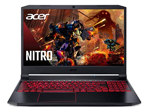 `Acer Nitro 5 AN515-55-53E5 Gaming Laptop | Intel Core i5-10300H CPU | NVIDIA GeForce RTX 3050 Graphics Card | 15.6 inch FHD 144Hz IPS Display | 8GB DDR4 | 256GB NVMe SSD | Intel Wi-Fi 6 | Backlit Keyboard