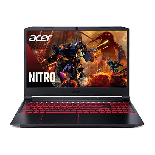 Acer Nitro 5 AN515-55-53E5 Gaming Laptop | Intel Core i5-10300H | NVIDIA GeForce RTX 3050 Laptop GPU | 15.6 inch FHD 144Hz IPS Display | 8GB DDR4 | 256GB NVMe SSD | Intel Wi-Fi 6 | Backlit Keyboard