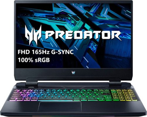 ACER - PREDATOR HELIOS 300 Gaming Laptop - 15.6" FHD IPS 165Hz 300 nits 100% sRGB display - Intel Core i7-12700H 14 cores - NVIDIA GeForce RTX 3060 (Max 130W) - 16GB DDR5 RAM - 512GB SSD
