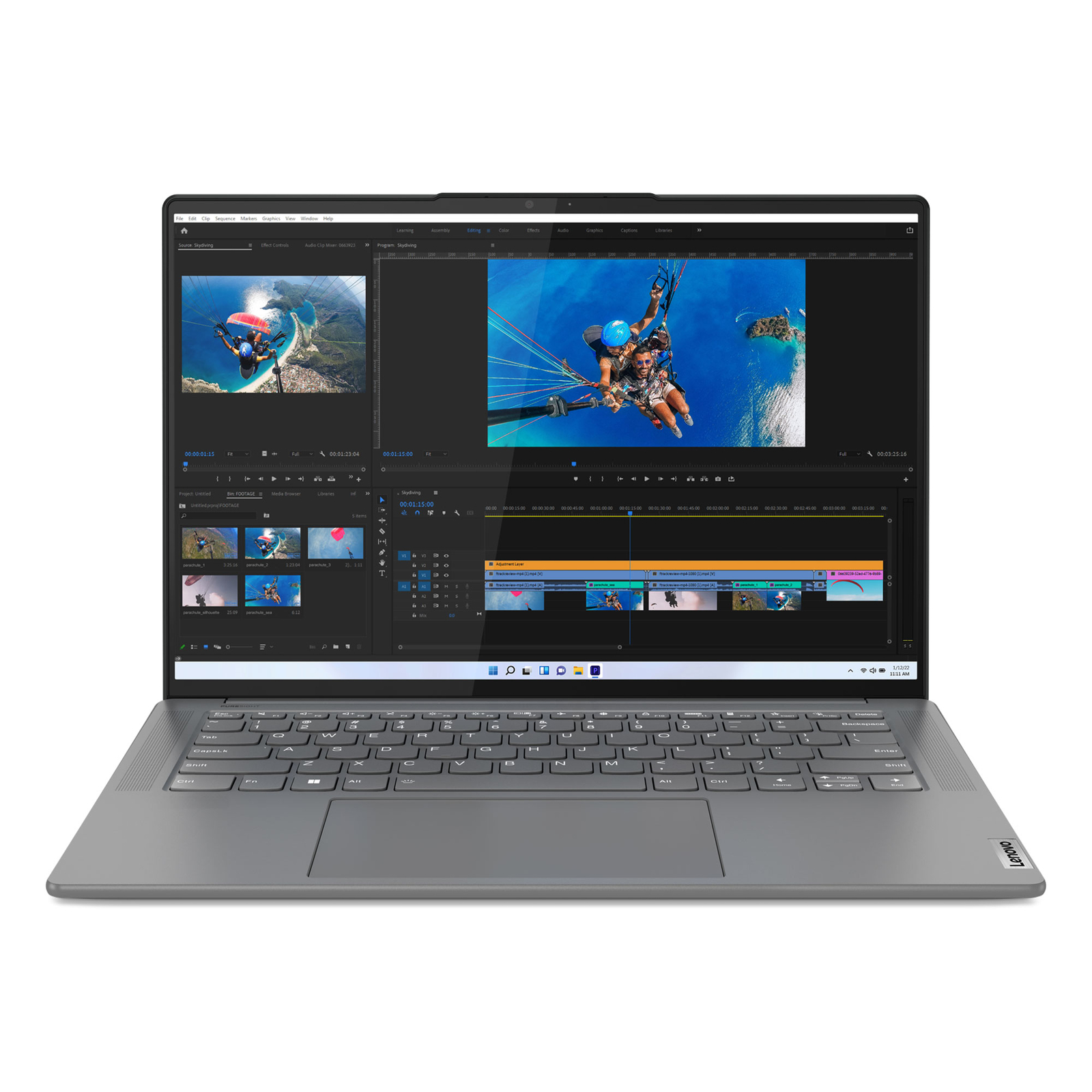 (Cert. Refurb) Lenovo Slim 7 Pro X : 14.5" 3K 120Hz Touchscreen, Ryzen 9 6900HS CPU, RTX 3050 GPU, 32GB LPDDR5 RAM, 1TB SSD