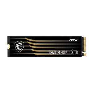 2TB MSI SPATIUM M482 M.2 2280 PCIe Gen4 x4 NVMe Solid State Drive